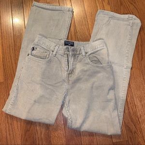 KIDS RALPH LAUREN BEIGE CORDUROY LONG PANTS